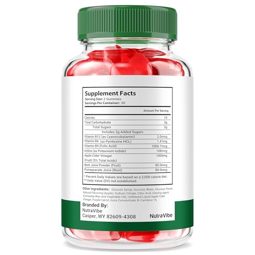 Frasco de gomitas Ultima Keto ACV con electrolitos y vitamina