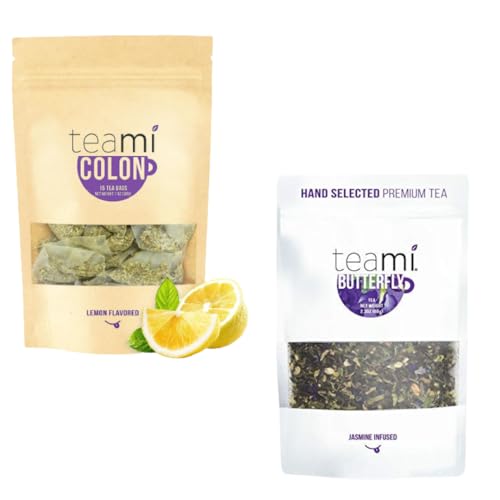 Paquete de té detox Teami Butterfly y Colon para limpieza natural