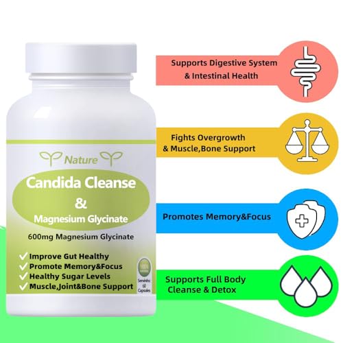 Cápsulas YNATUREY para equilibrio de microbiota y desintoxicación Candida