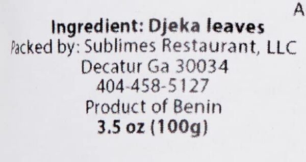 KOPABANA hojas Djeka hierbas para cuidado Yoni 3.5oz