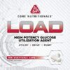 Cápsulas Core LOAD para metabolismo de carbohidratos