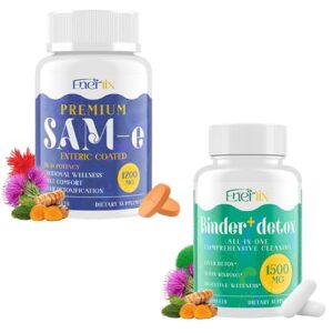 Enerlix suplemento SAM-e 1200 mg con detox 1500 mg