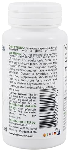 Envase Heiltropfen cápsulas detox para hígado naturales