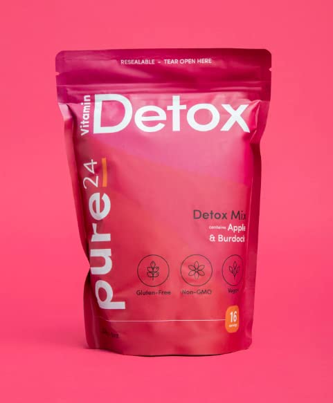 pure 24 detox mezcla para limpieza intestinal vegana