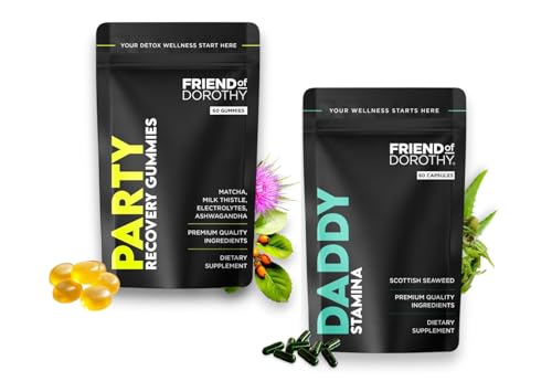 Paquete FRIEND OF DOROTHY Party y Stamina con suplementos naturales