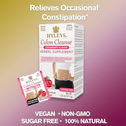 Té Hyleys Colon Cleanse sabor arándano en bolsas