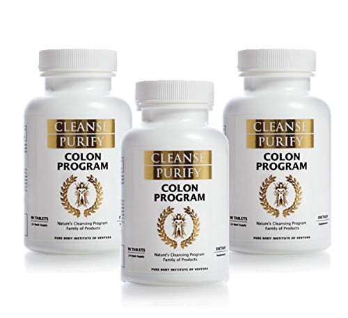 Paquete Programa Colon Pure Body Instituto 270 tabletas limpieza profunda