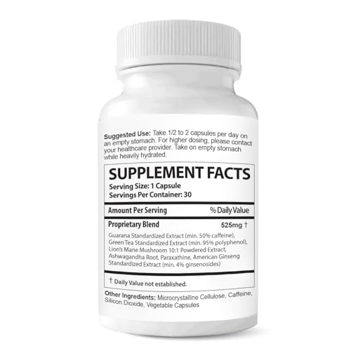 Fórmula natural con guaraná y té verde Power & Speed