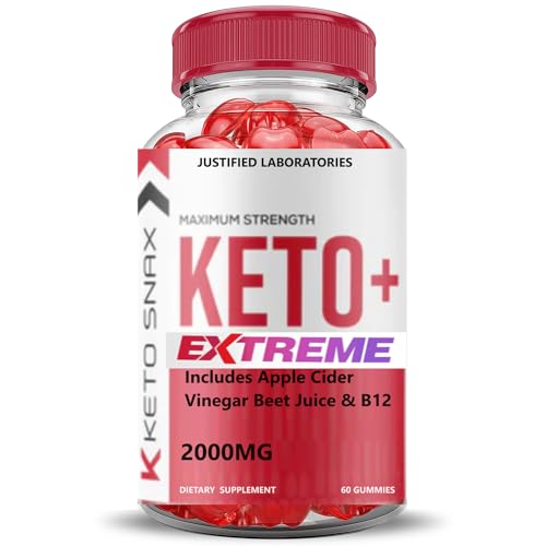 Keto Snax gomitas ACV ingredientes nutricionales