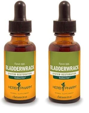 Extracto líquido Bladderwrack Herb Pharm paquete de 2 botellas 1oz