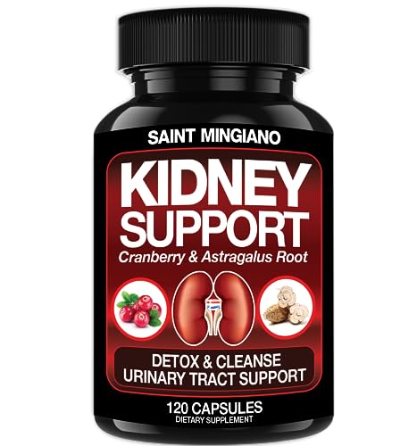 Cápsulas del suplemento detox renal Saint Mingiano para bienestar urinario