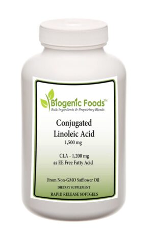 Botella aceite CLA Natural Biogenic Foods 1200 mg