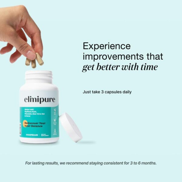 Suplemento Elimipure cápsulas detox para desintoxicación y energía