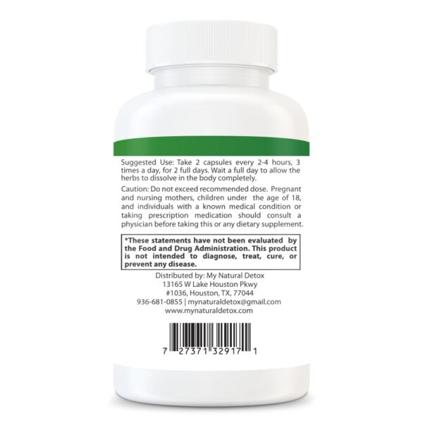 Fórmula herbal avanzada para limpieza y desintoxicación