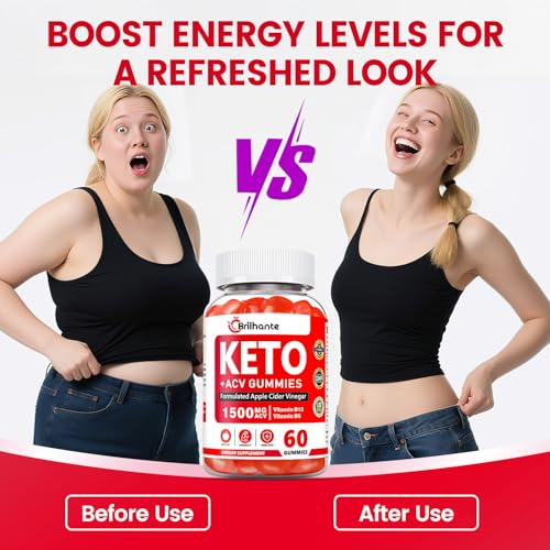 Etiqueta del suplemento Brilhante Keto ACV Gummies