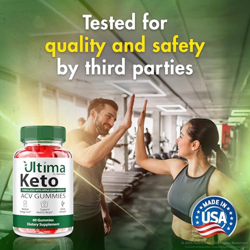 Suplemento gomitas Ultima Keto ACV sabor delicioso