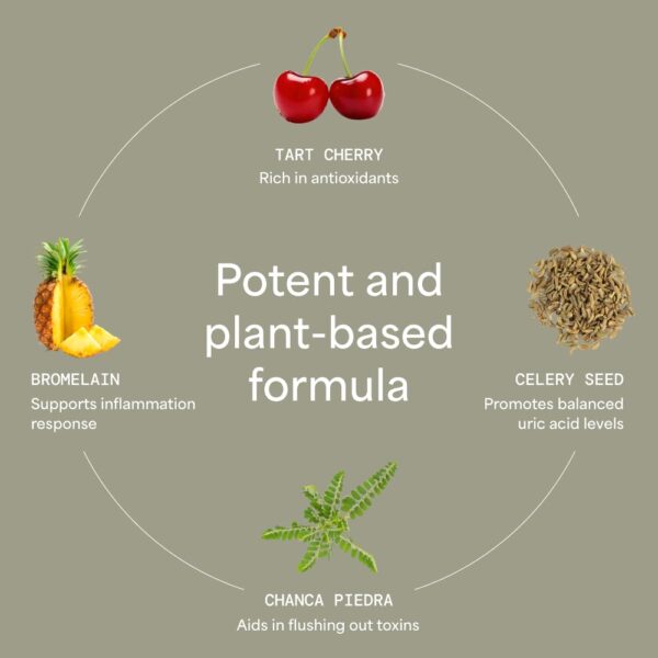Beneficios del suplemento Yuri Care para equilibrio de ácido úrico