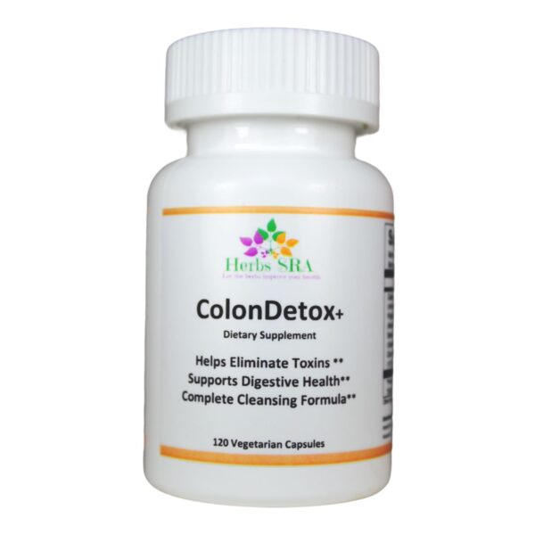 Botella ColonDetox+ para limpieza natural del colon