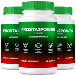 Paquete frascos Prosta2Power para salud próstata y urinaria