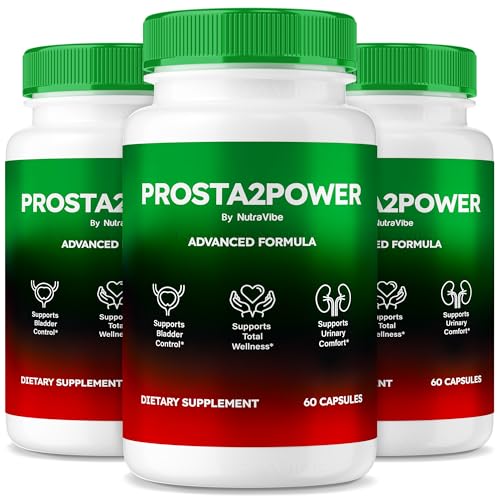Paquete frascos Prosta2Power para salud próstata y urinaria
