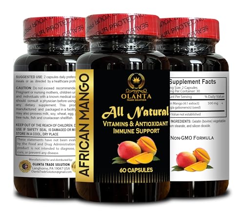 Cápsulas de mango africano OLANTA para bienestar general