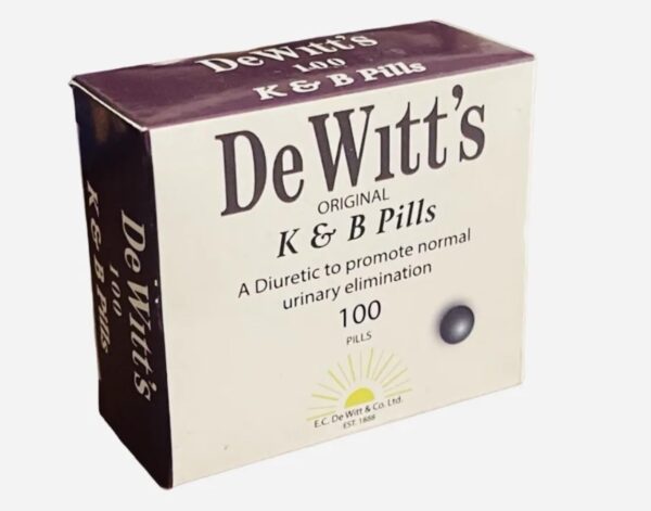 Píldoras DeWitt's botella y etiquetas