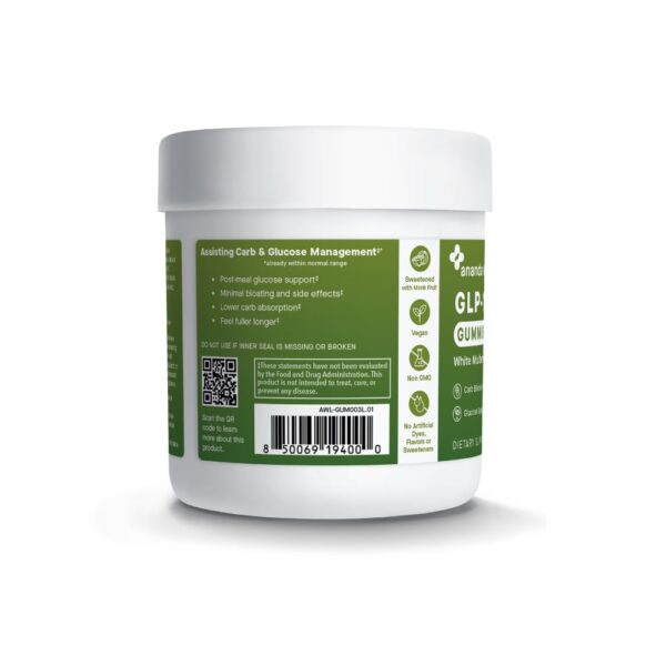 Paquete de 30 gomitas GLP-1 Morera Blanca