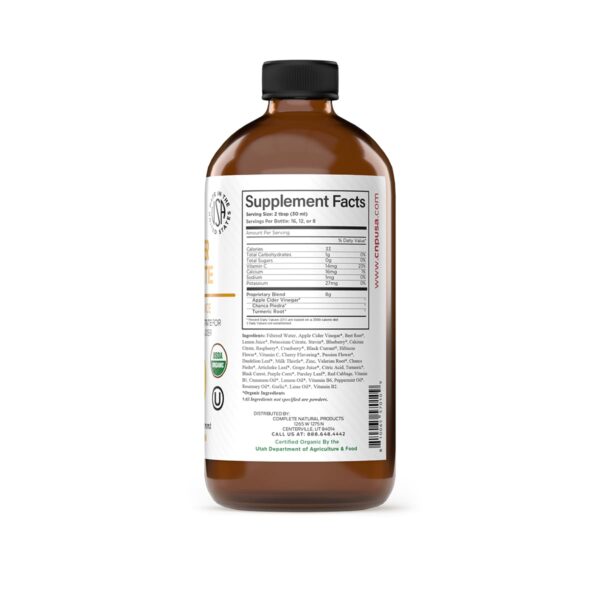 Botella de suplemento Gallbladder Complete 8 oz limpieza y apoyo vesicular