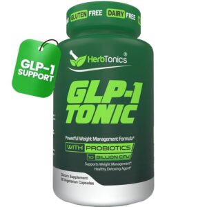 Botella de Herbtonics GLP-1 Tónico para control de peso