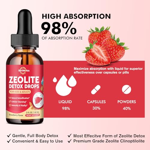 ReviNutra Zeolite Detox con vitaminas esenciales