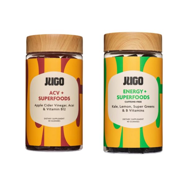 JUGO ACV Energy gomitas paquete apoyo digestión y energía natural