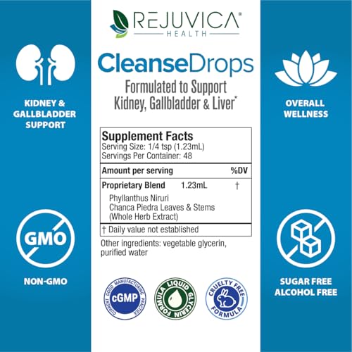 Instrucciones de uso del suplemento líquido Cleanse Drops