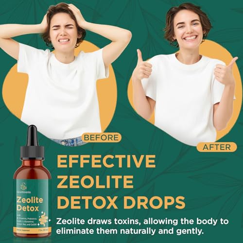 Zeolita gotas líquidas para detox diaria producto vegano