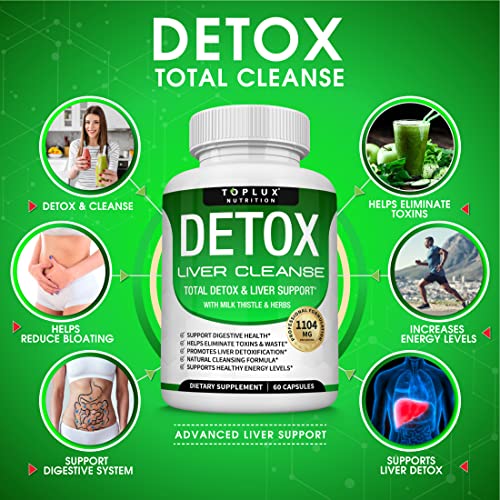 Suplemento detox Toplux fórmula potente y natural