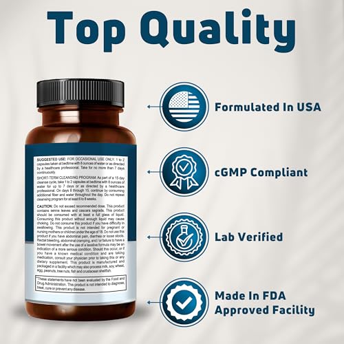 Suplemento natural NUELATION 15 días limpieza clínica de colon