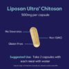 Envase de Liposan Ultra Chitosan con detalles