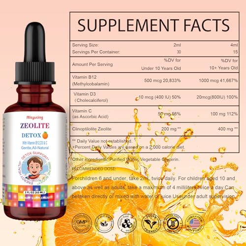 Envase de Gotas de Zeolita Molecular Misyvoing