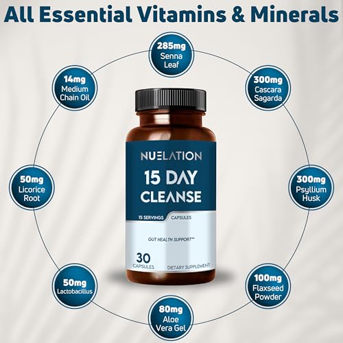 NUELATION limpieza detox colon con ingredientes no transgénicos