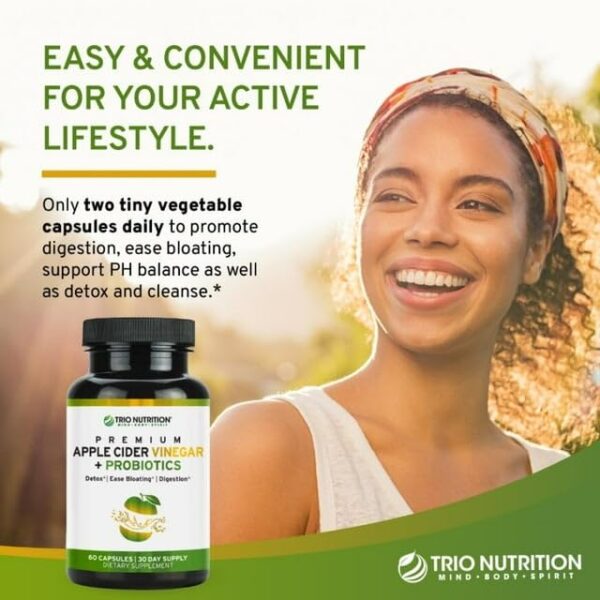 TRIO NUTRITION cápsulas naturales para detox y salud femenina