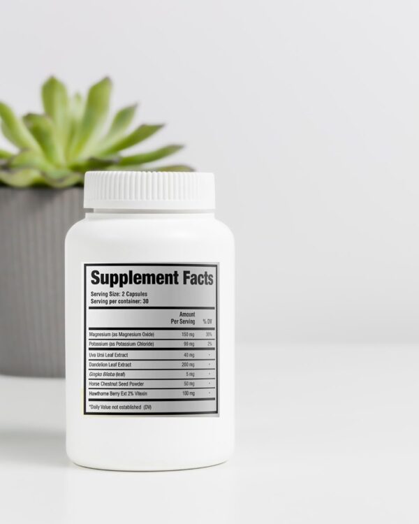 Envase SHUNNIUB etiqueta trasera