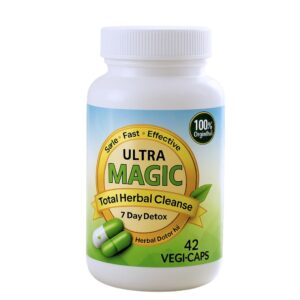 Botella de Magic Detox cápsulas para limpieza corporal 7 días