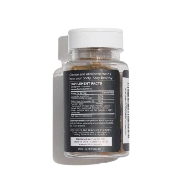 Detox Reset suplemento limpieza y salud masculina