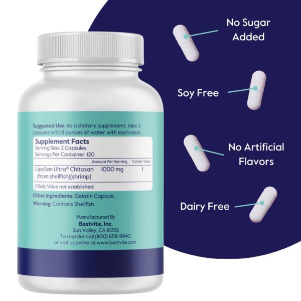 Cápsulas de Liposan Ultra Chitosan MOSTVITE