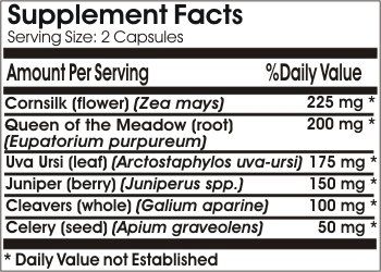 Botella de Kidney Flush PureControl cápsulas para salud renal