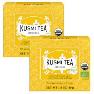 Kusmi Tea pack bolsitas té verde detox mate pomelo Kusmi Tea pack bolsitas té verde detox mate pomelo