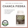 Suplemento herbal chanca piedra cápsulas veganas 60 unidades