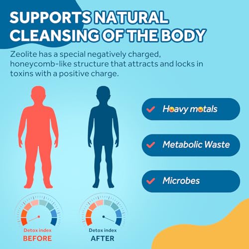 Gotas Zeolite Detox apoyo hígado e inmunidad infantil