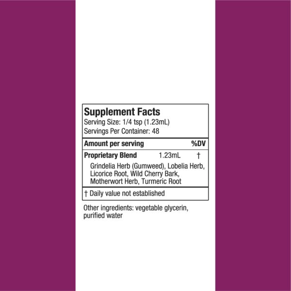 Extracto de hoja de mullein en la fórmula líquida