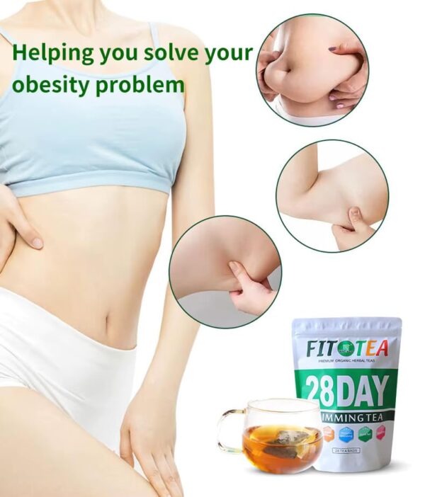 SlimFit Tea en estante de tienda