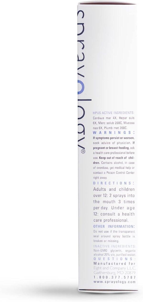 Detalle botella spray Sprayology Life Detoxer